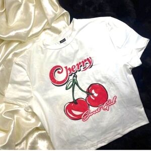 Cherry Sweet Girl T-Shirt - White